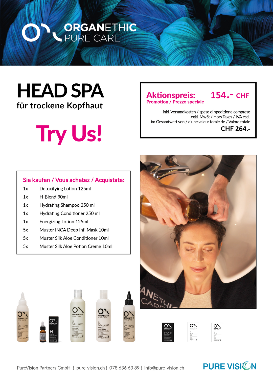 HEAD SPA DRY SCALP Wellness - Try Us! (Bündel)